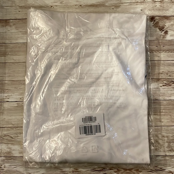 🆕 Old Navy Men’s Raglan Short Sleeve Crew T-Shirt Baseball White with Blue XXL - Picture 5 of 9